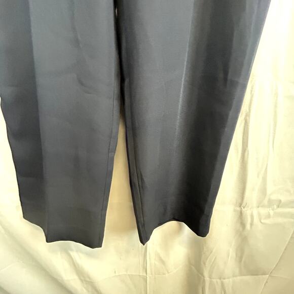 John Roberts Size 14 Dress Pants Career Navy Blue 36" waist + zip and elastic 31 - Picture 4 of 9